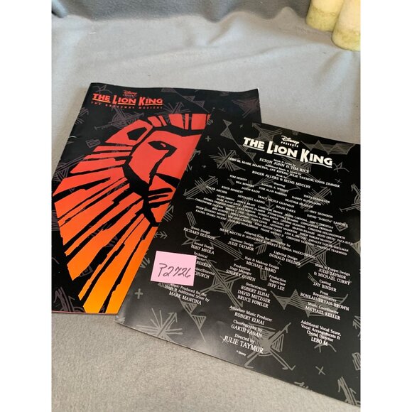 Disney The Lion King Broadway Musical Program 1997 Theater - Picture 11 of 11